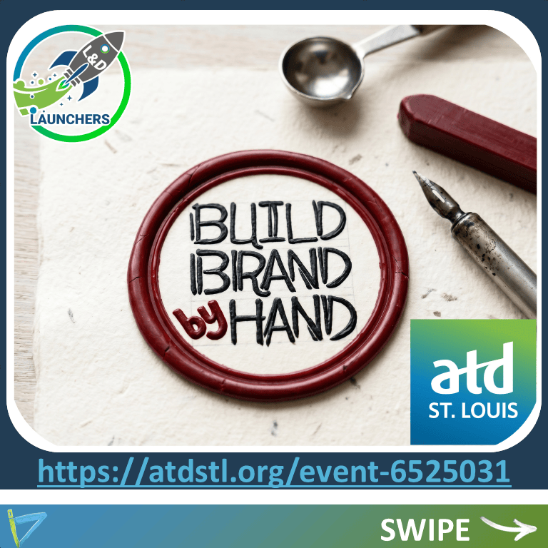 Build Brand By hand logo (words crafted out of hot wax and wax pouring tools)